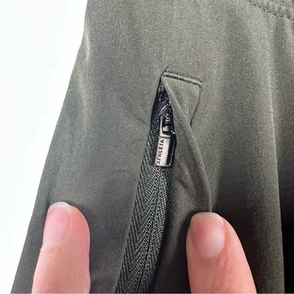 Athleta Brooklyn Heights High Rise Wide Leg Pants Women's 20 Olive Army Green - Picture 9 of 9